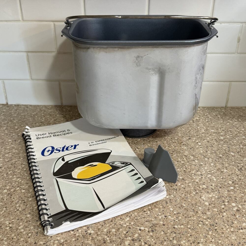 Oster Bread Maker Machine Pan & Paddle 5833 5834 5838 5846 5858 5890 User Manual